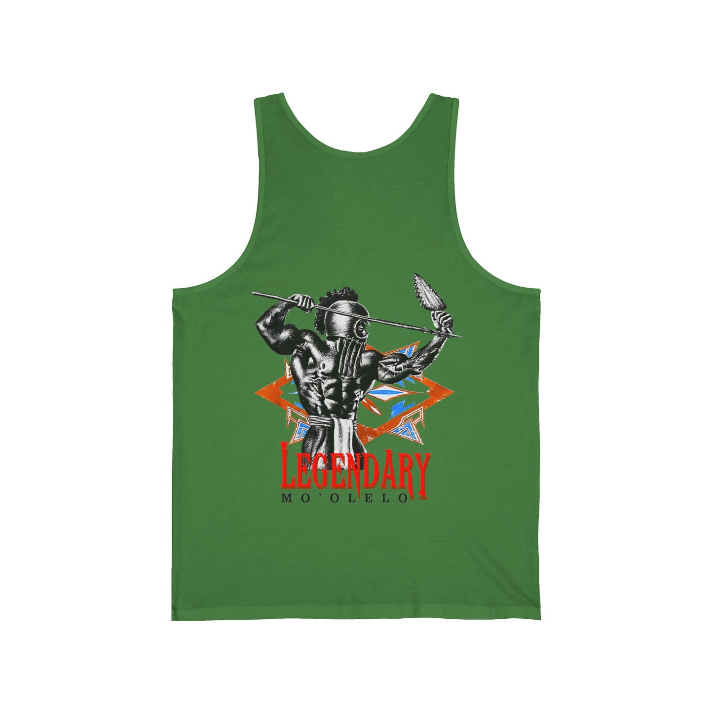 Hawaiian Strength Legendary Mo'olelo Vintage 90s Design New Print Unisex Jersey Tank