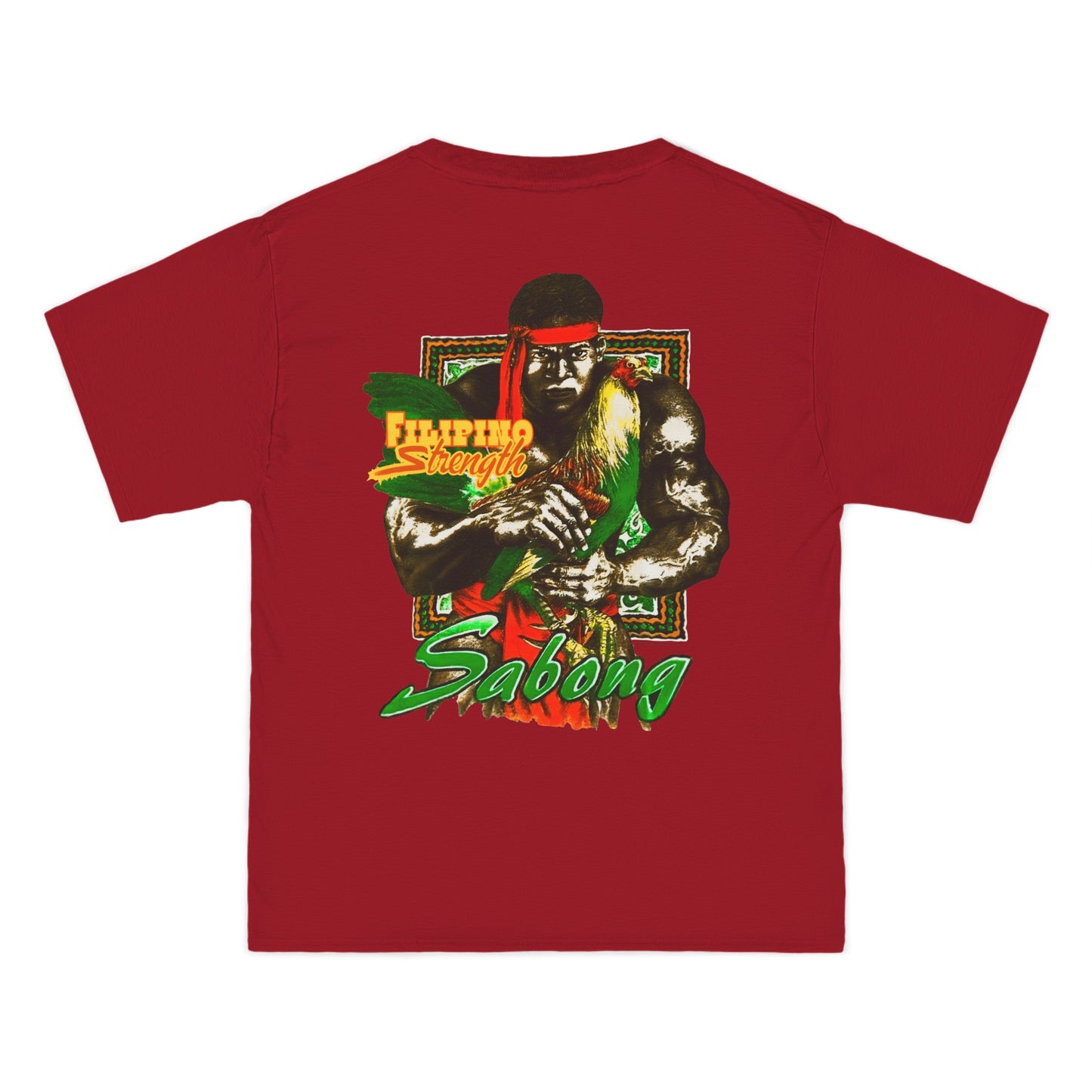 Filipino Strength Sabong Vintage Design 90s New Print Beefy-T® Short-Sleeve T-Shirt