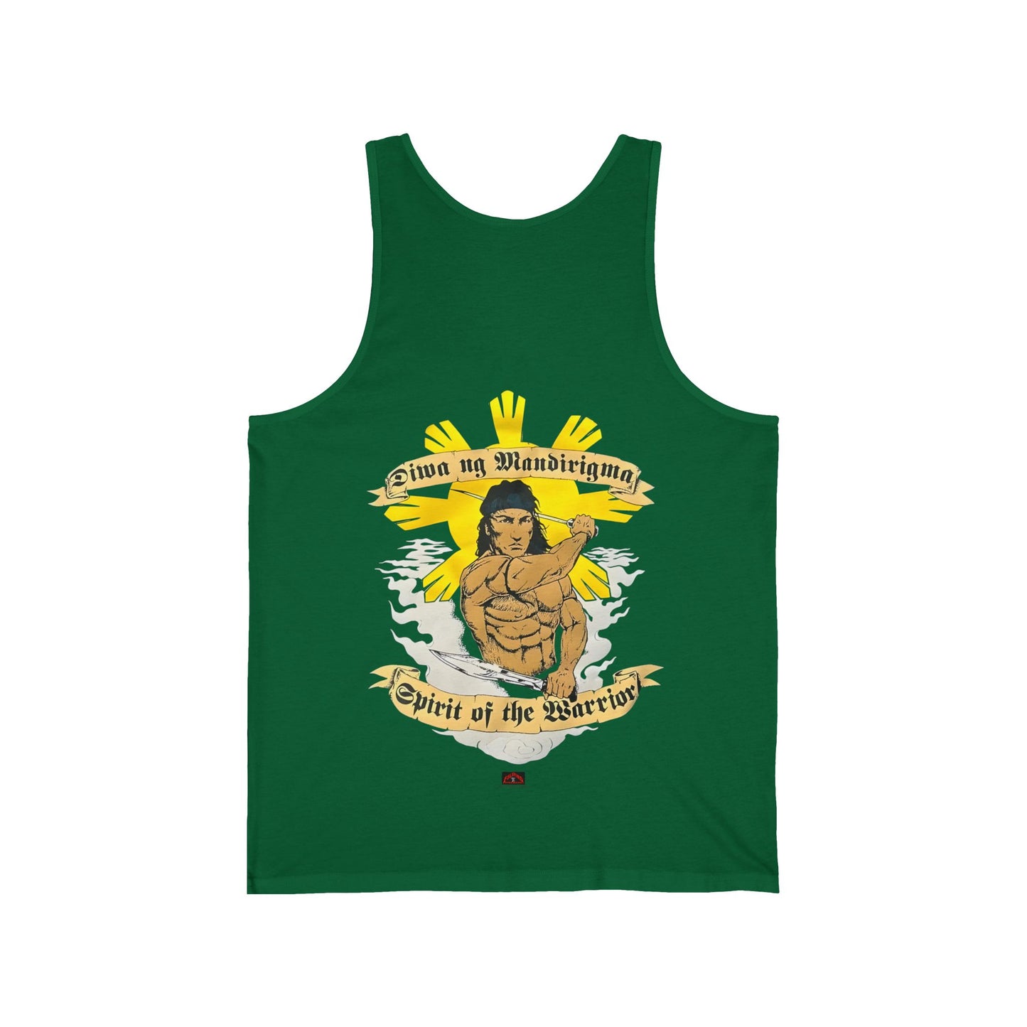 Filipino Strength Spirit of the Warrior Diwa ng Mandirigma Vintage Design 90s New Print Unisex Jersey Tank