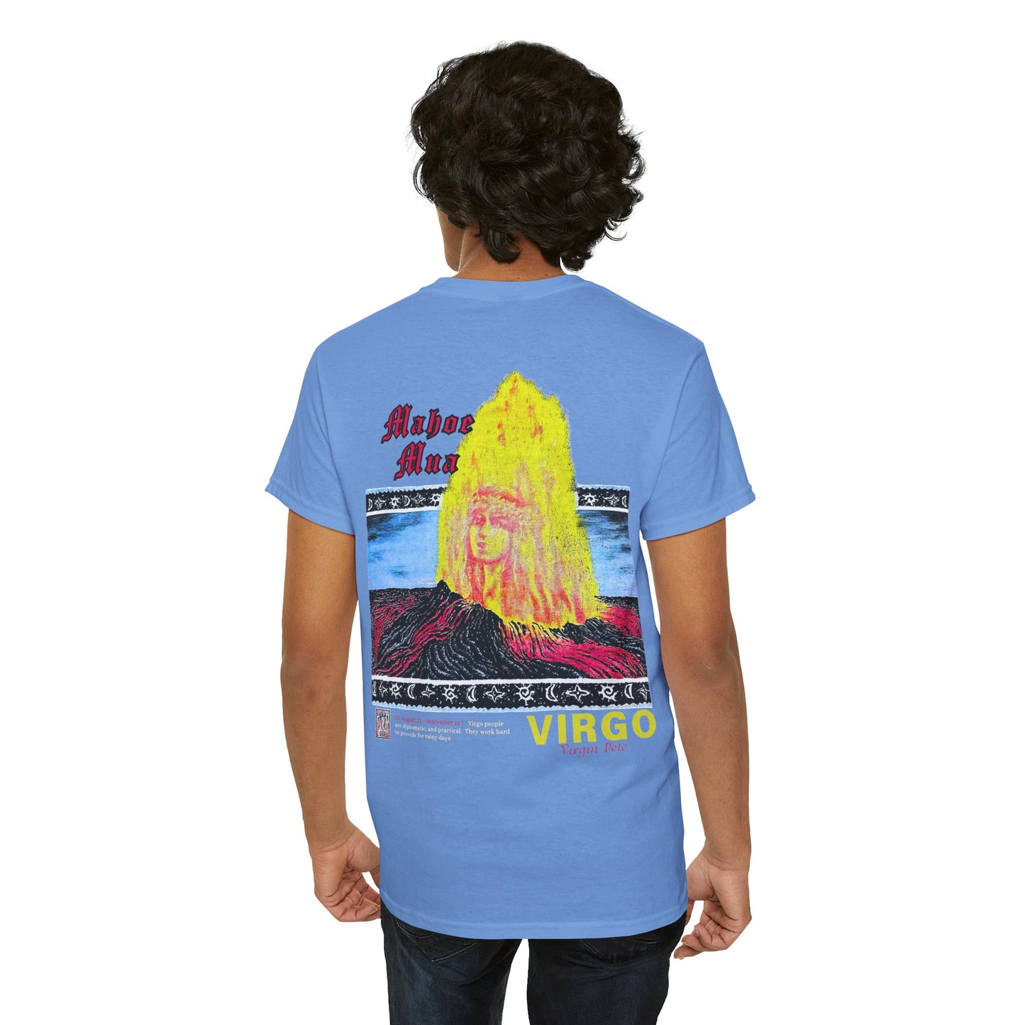 Hawaiian Strength Virgo Mahoe Mua Virgin Pele Vintage Design 90s New Print Unisex Heavy Cotton Tee