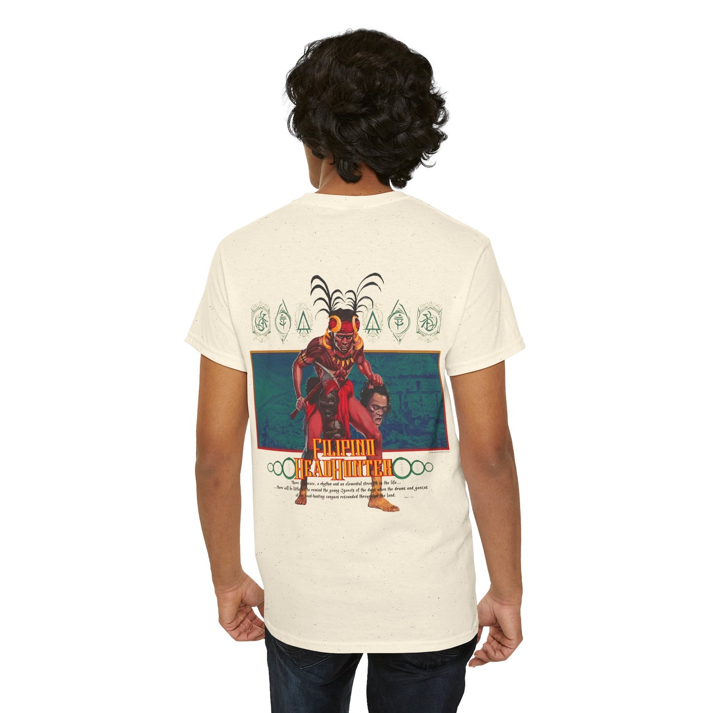 Filipino Strength Filipino HeadHunter Unisex Heavy Cotton Tee