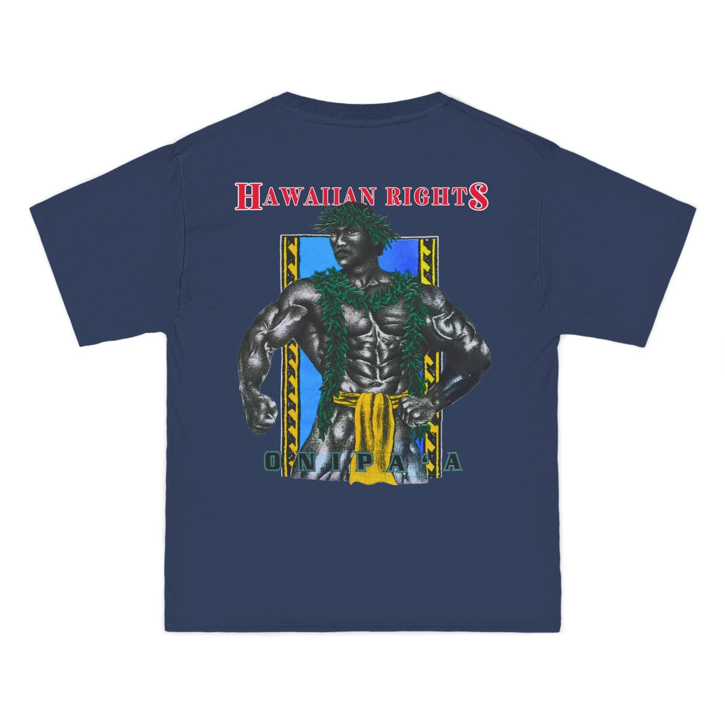 Hawaiian Strength Onipa’a Hawaiian Rights Vintage Design 90s New Print Beefy-T® Short-Sleeve T-Shirt