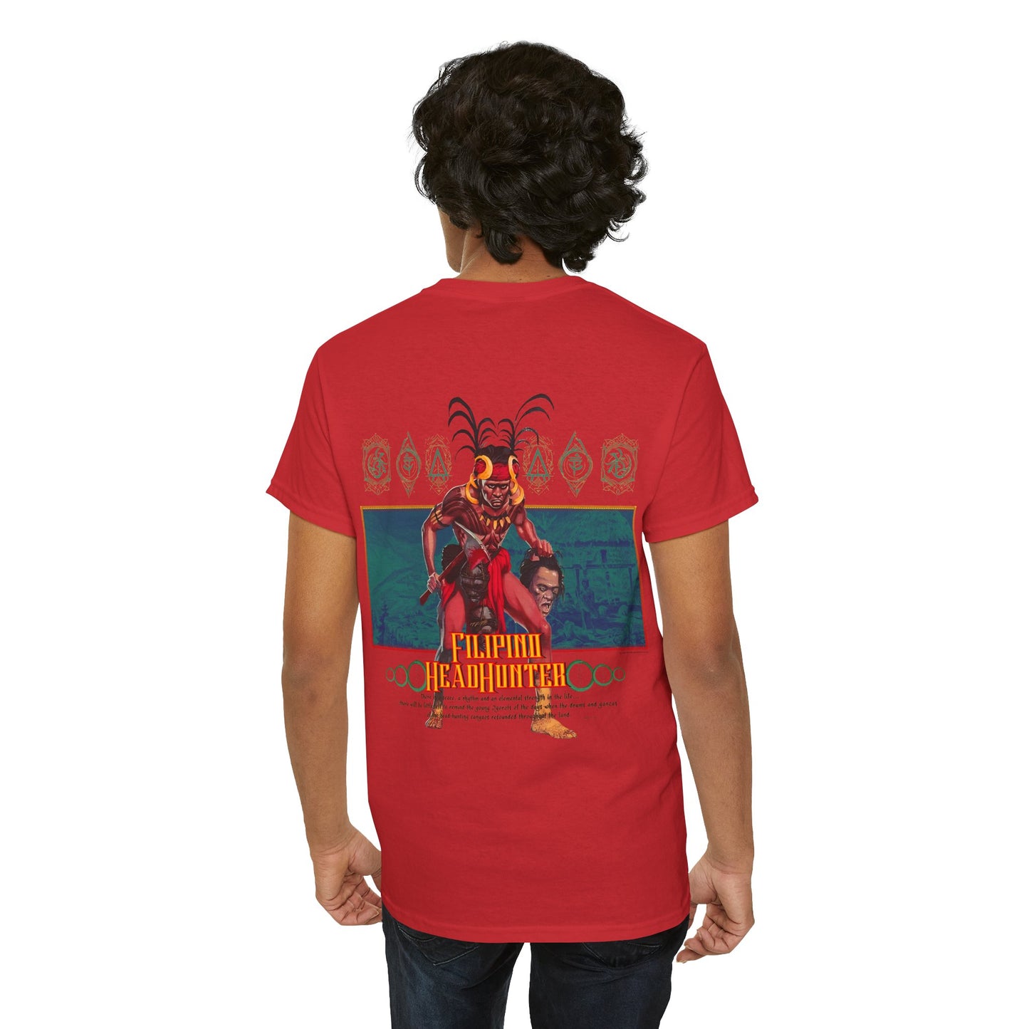 Filipino Strength Filipino HeadHunter Unisex Heavy Cotton Tee