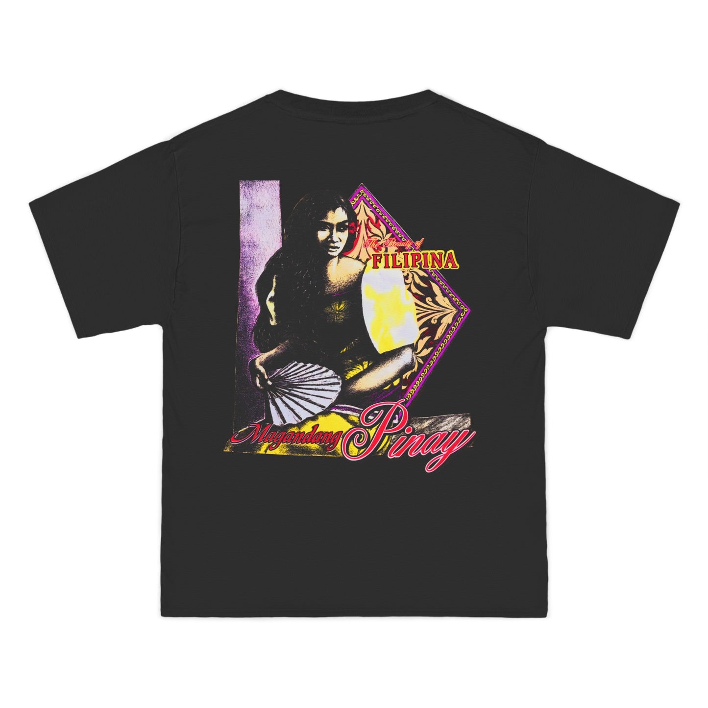 Filipino Strength The Beauty Of Filipina Magandang Pinay Vintage Design 90s New Print Beefy-T® Short-Sleeve T-Shirt
