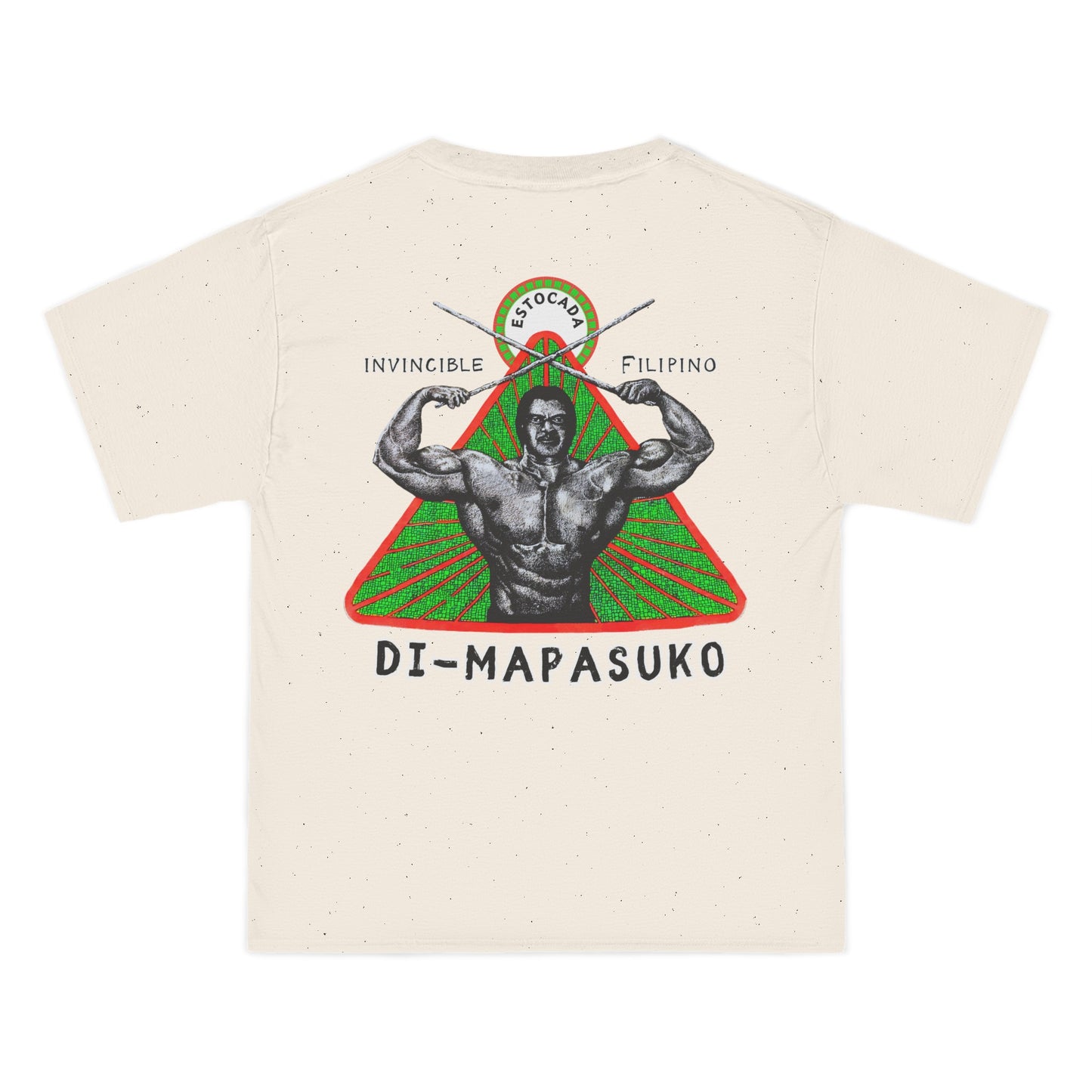 Filipino Strength Invincible Filipino Estocada Vintage Design 90s New Print Beefy-T® Short-Sleeve T-Shirt