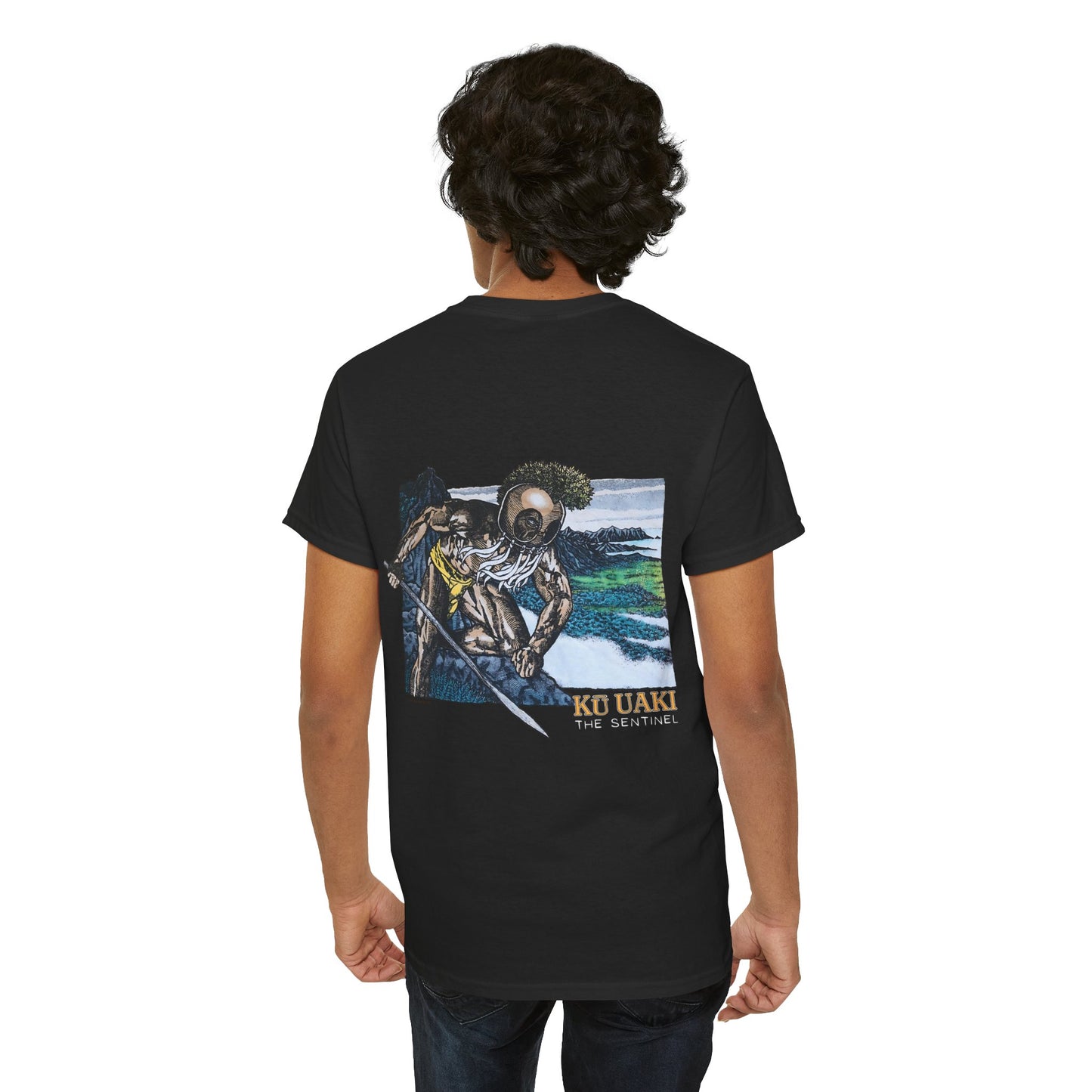 Hawaiian Strength Ku Uaki The Sentinel Unisex Heavy Cotton Tee