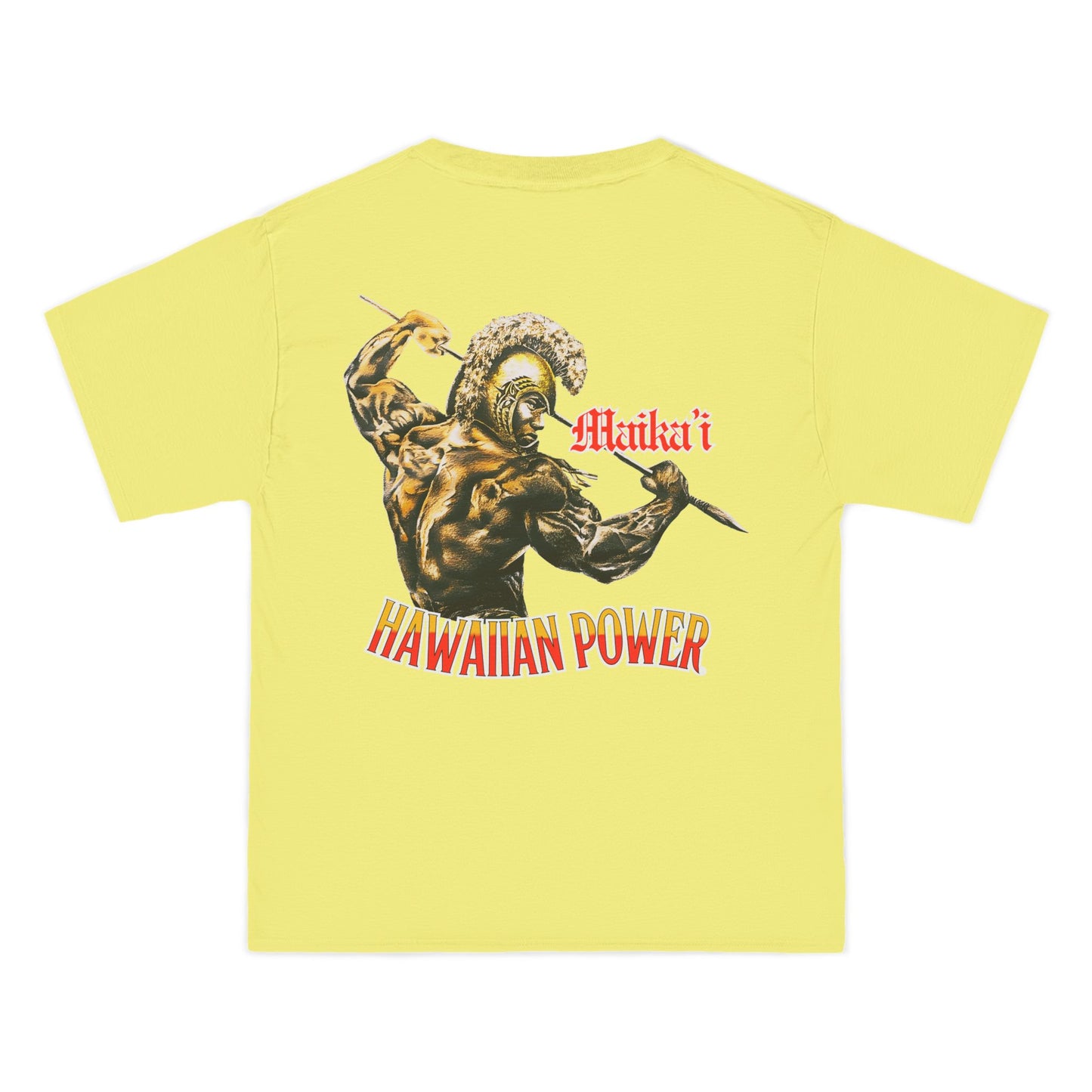 Hawaiian Strength Maika'i Hawaiian Power Vintage Design 90s New Print Beefy-T® Short-Sleeve T-Shirt