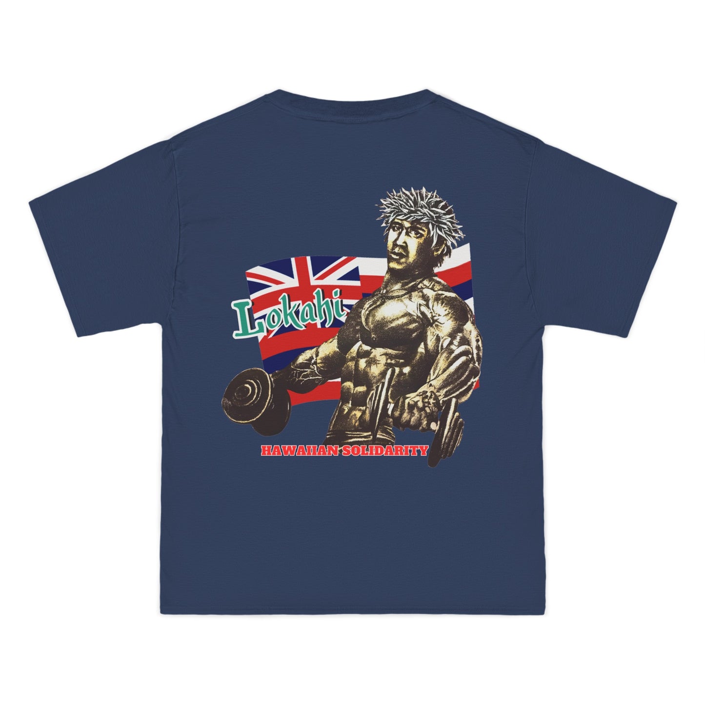 Hawaiian Strength Lokahi Hawaiian Solidarity Vintage Design 90s New Print Beefy-T® Short-Sleeve T-Shirt