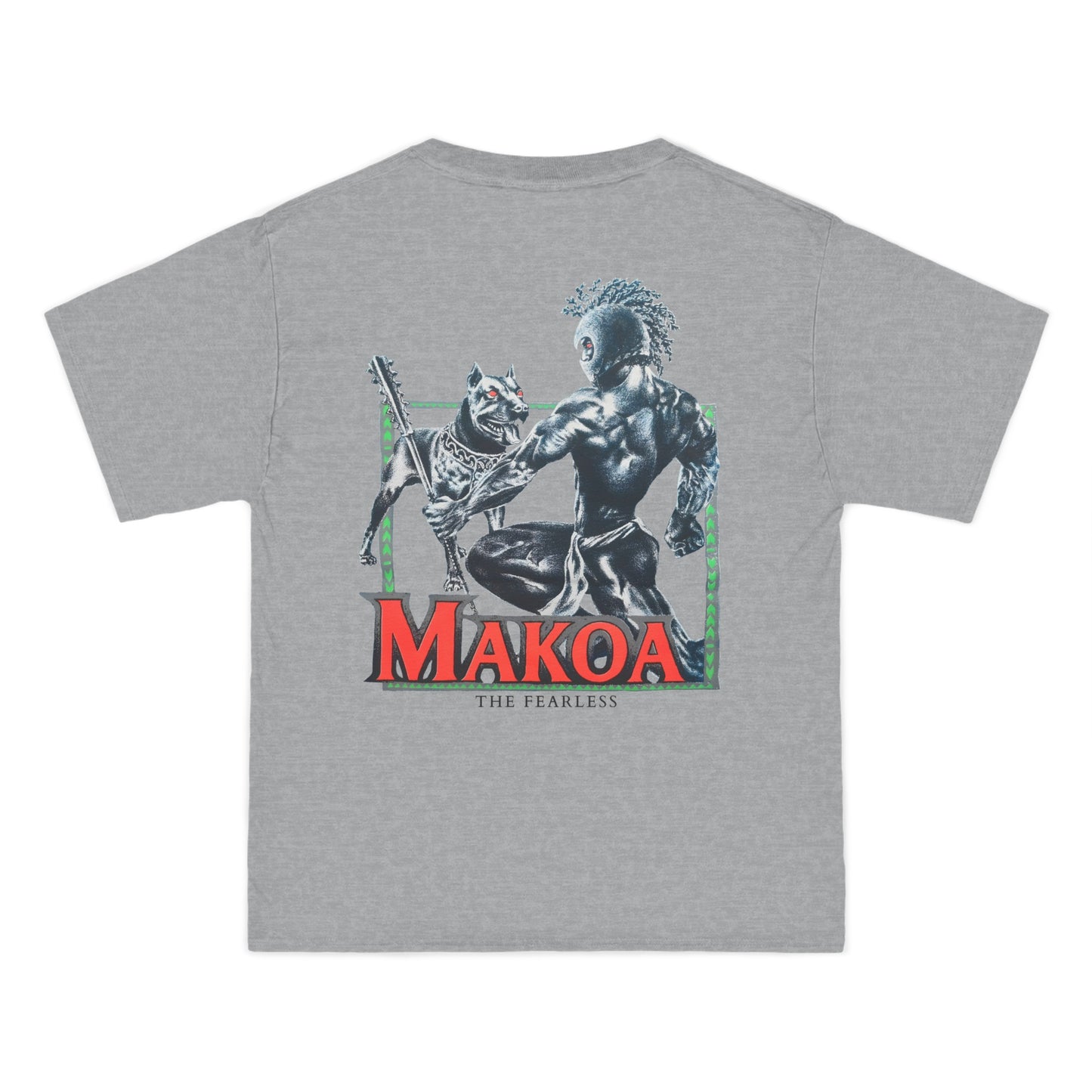Hawaiian Strength Makoa The Fearless Vintage Design 90s New Print Beefy-T® Short-Sleeve T-Shirt