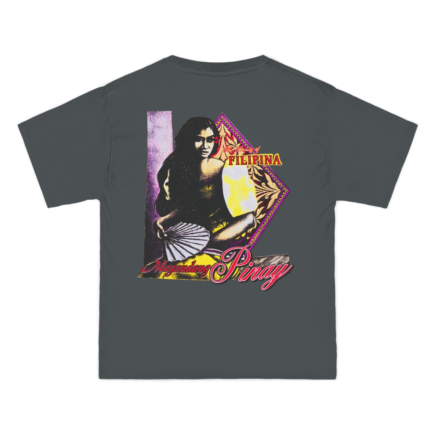 Filipino Strength The Beauty Of Filipina Magandang Pinay Vintage Design 90s New Print Beefy-T® Short-Sleeve T-Shirt