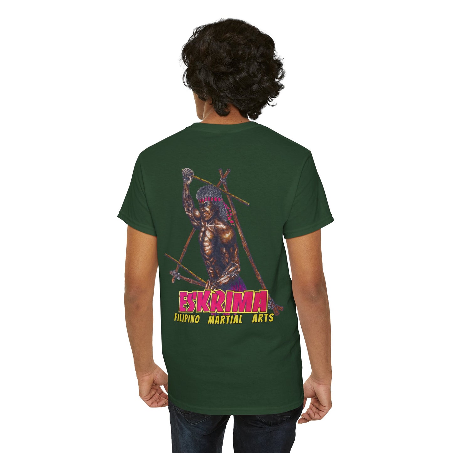 Filipino Strength Eskrima Filipino Martial Arts Unisex Heavy Cotton Tee