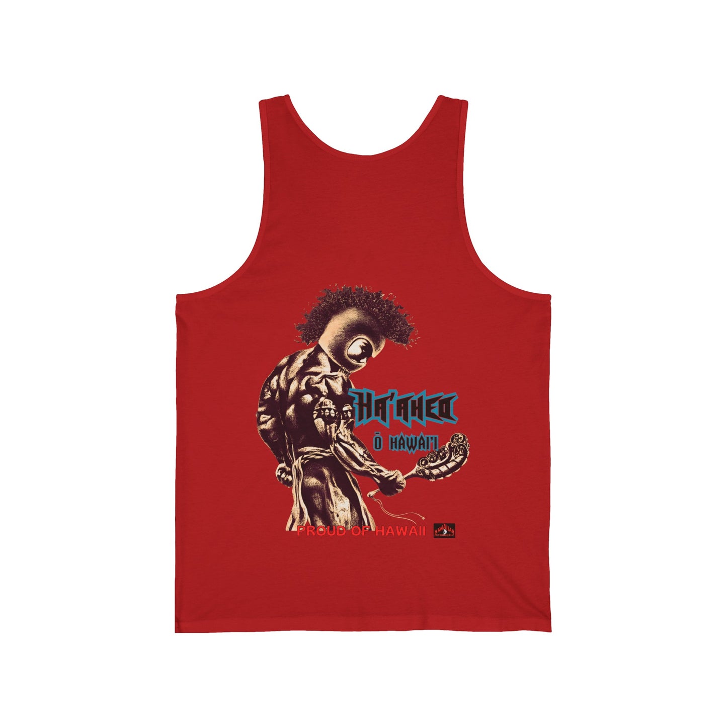 Hawaiian Strength Proud of Hawaii Ha'aheo o Hawai'i Vintage Design 90s New Print Unisex Jersey Tank
