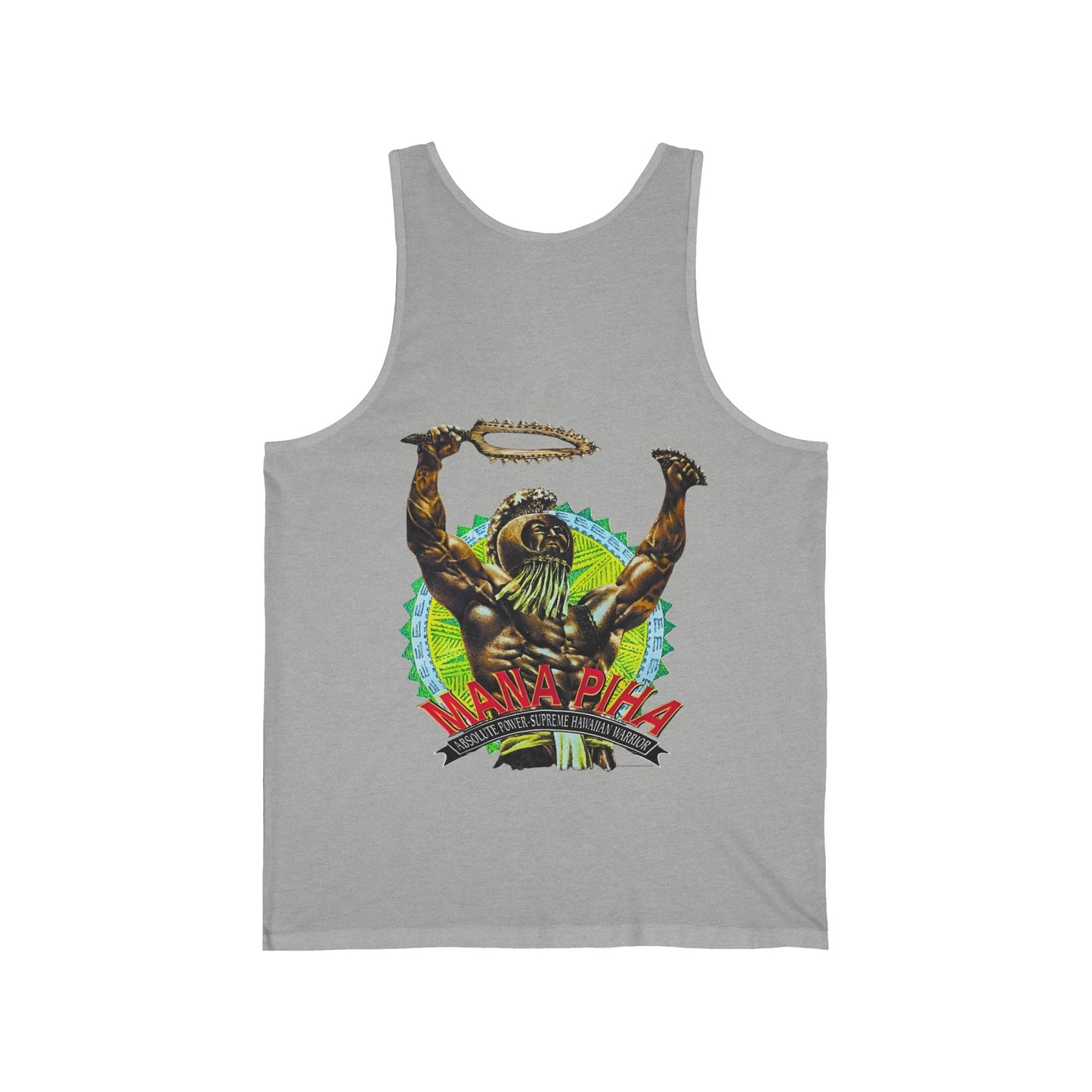 Hawaiian Strength Mana Piha Vintage Design 90s New Print Unisex Jersey Tank