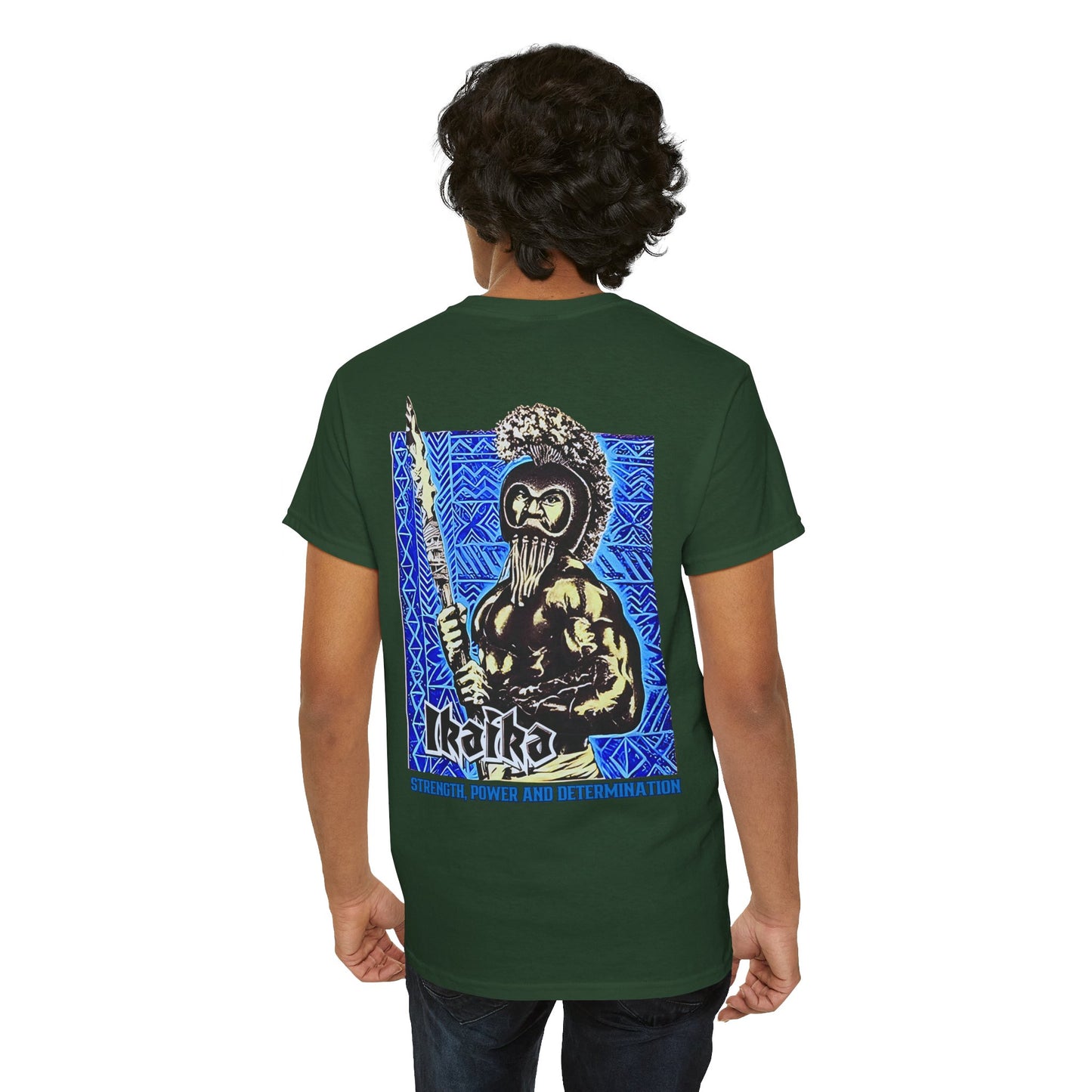 Hawaiian Strength Ikaika Strength Power and Determination Vintage Design 90s New Print T-shirt Unisex Heavy Cotton Tee