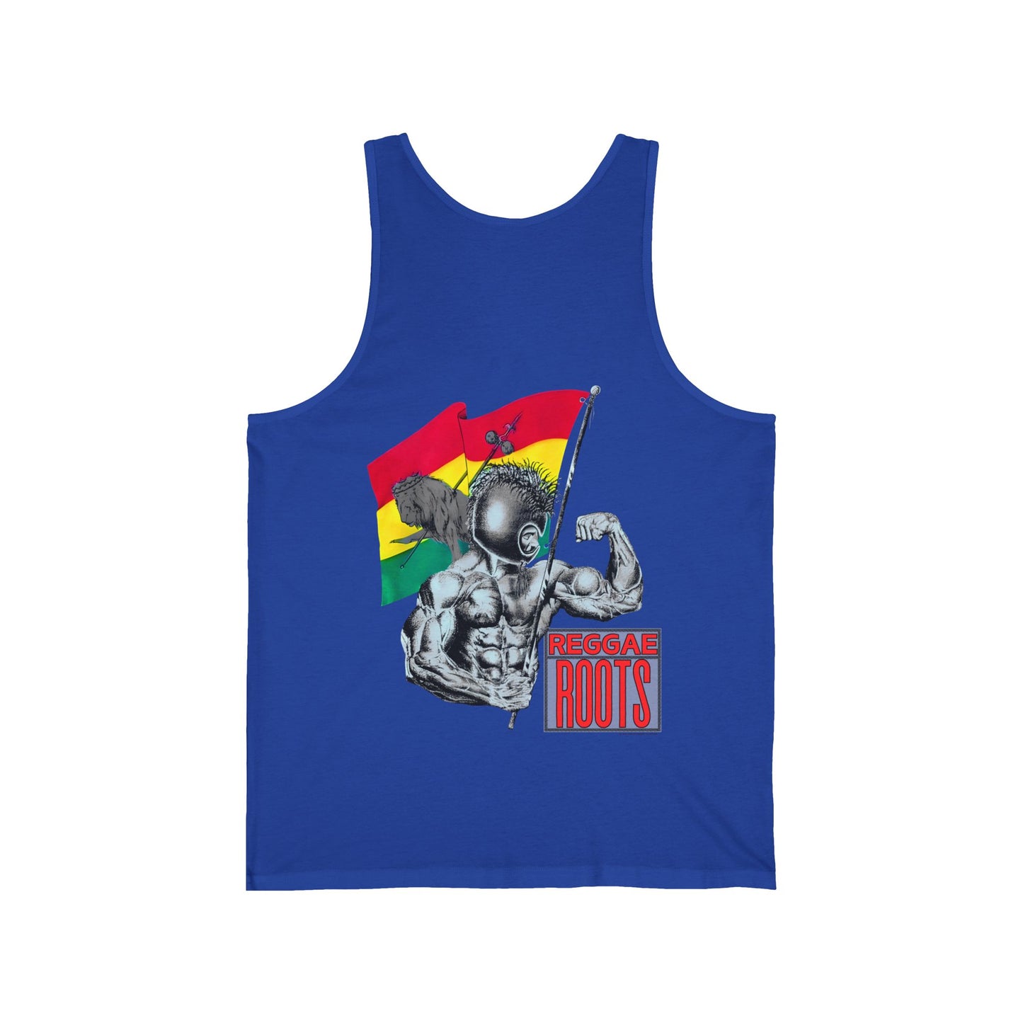 Jawaiian Strength Reggae Roots Vintage Design 90s New Print Unisex Jersey Tank