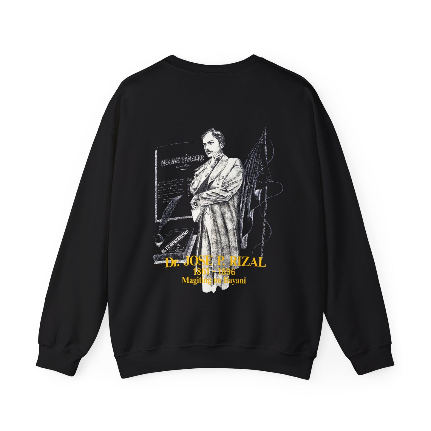 Filipino Strength Dr Jose Rizal Magiting na Bayani Vintage Design 90s New Print Unisex Heavy Blend™ Crewneck Sweatshirt