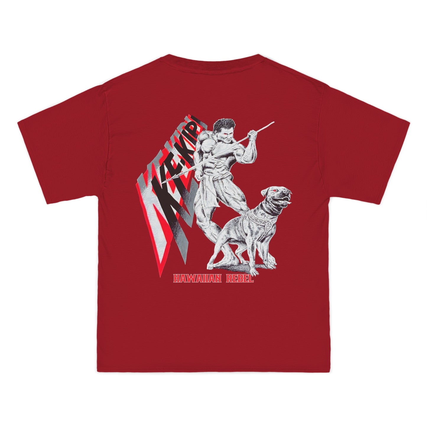 Hawaiian Strength Ke-Kipi Hawaiian Rebel Vintage Design 90s New Print Beefy-T® Short-Sleeve T-Shirt