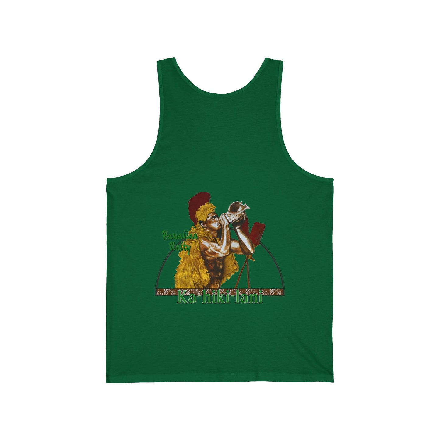 Hawaiian Strength Hawaiian Unity Ka-hiki-lani Vintage Design 90s New Print Unisex Jersey Tank