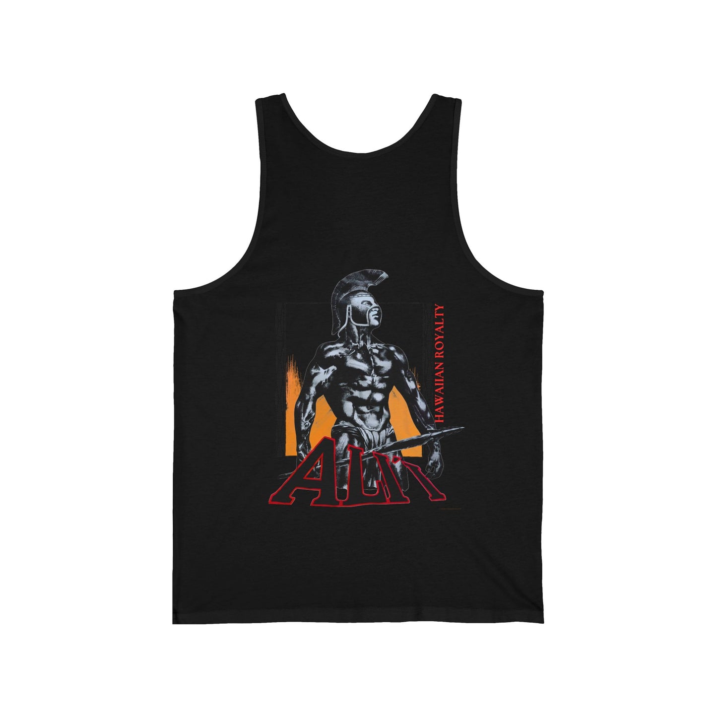 Hawaiian Strength Ali'i Hawaiian Royalty Vintage Design 90s New Print Unisex Jersey Tank