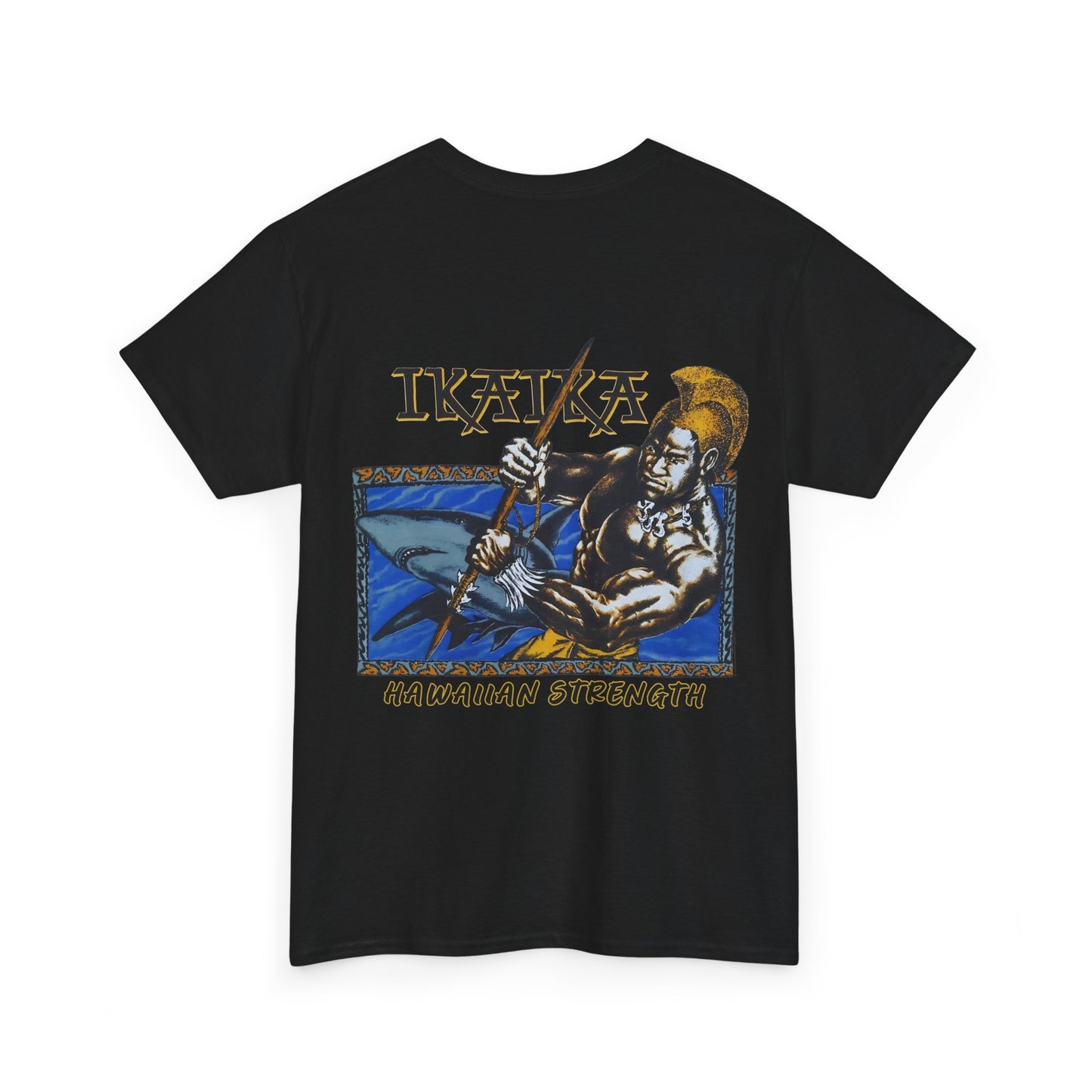 Hawaiian Strength Ikaika Hawaiian Strength Vintage Design 90s New Print Unisex Heavy Cotton Tee