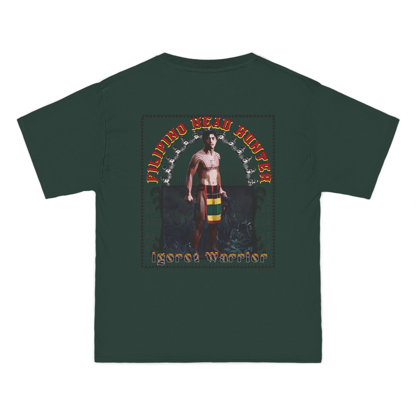 Filipino Strength Filipino Headhunter Igorot Warrior Beefy-T® Short-Sleeve T-Shirt