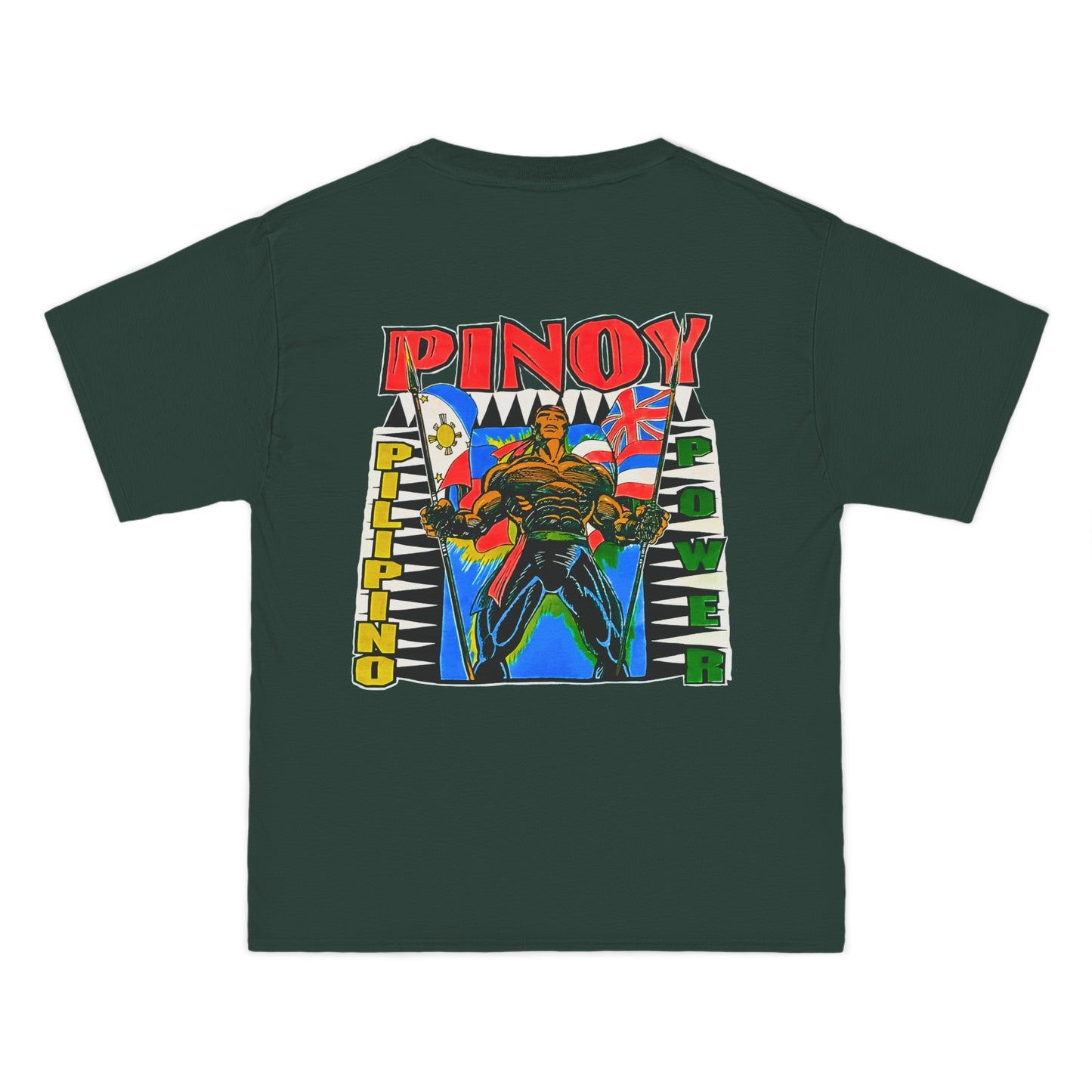 Filipino Strength Pinoy Pilipino Power Vintage Design 90s New Print Beefy-T® Short-Sleeve T-Shirt