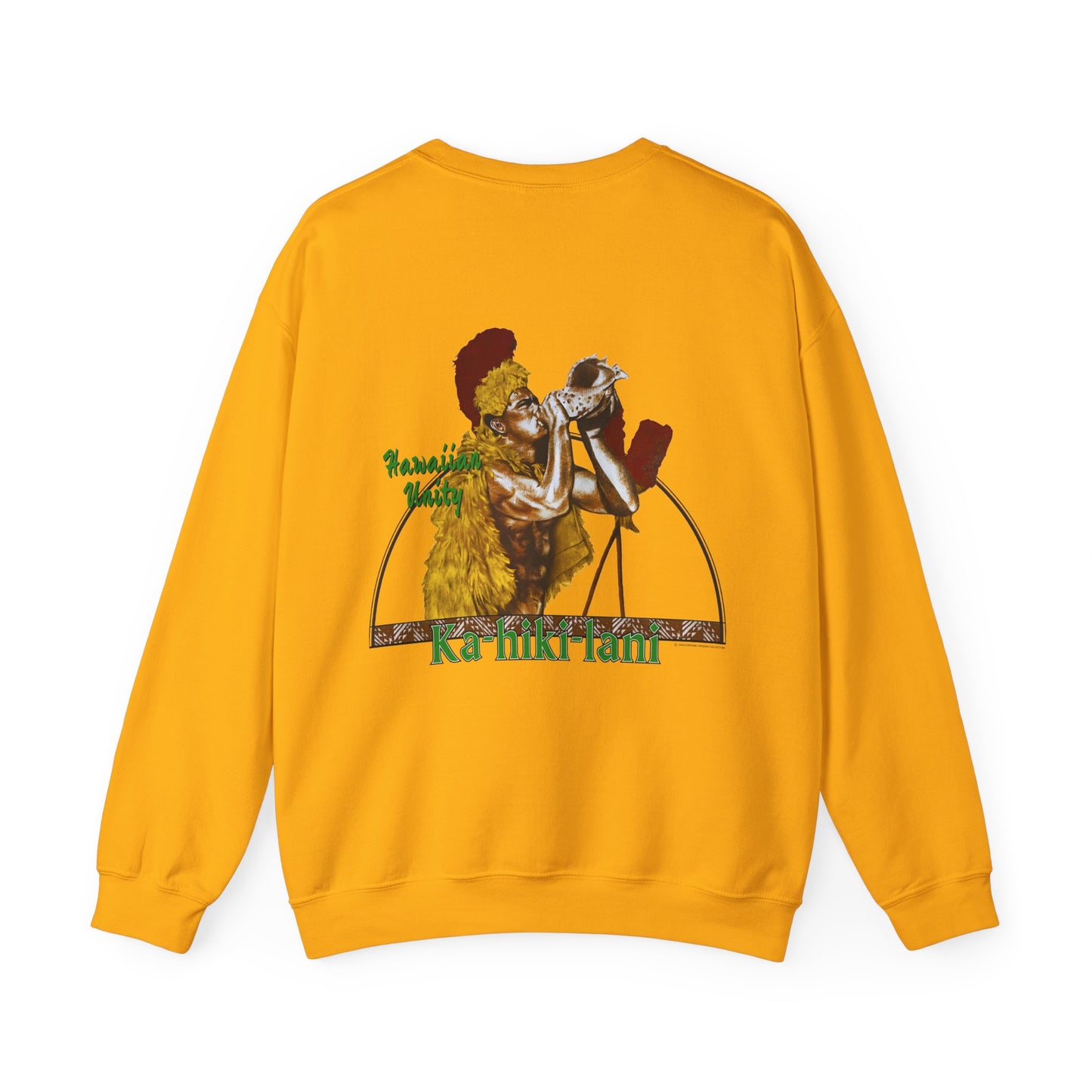 Hawaiian Strength Hawaiian Unity Ka-hiki-lani Vintage Design 90s New Print Unisex Heavy Blend™ Crewneck Sweatshirt