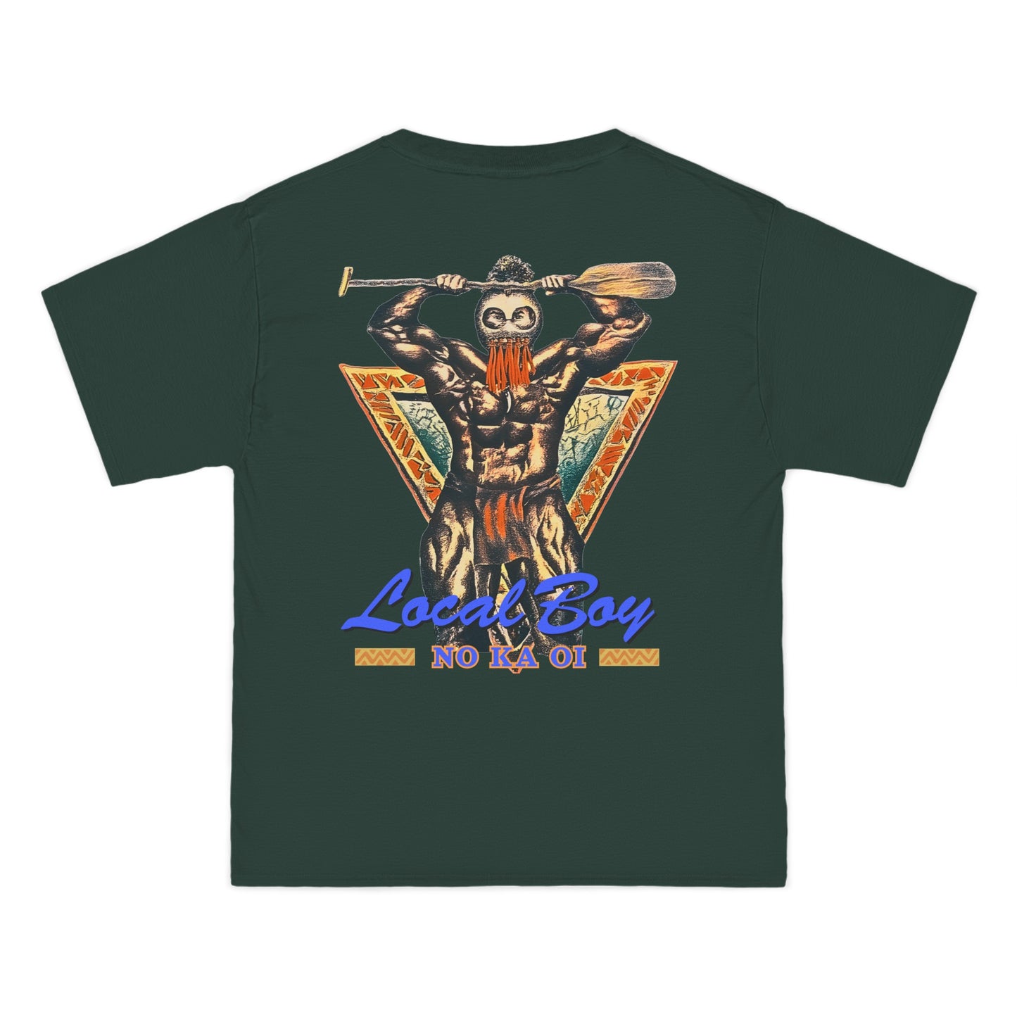 Hawaiian Strength Local Boy No Ka Oi Shirt Vintage Design 90s New Print Beefy-T® Short-Sleeve T-Shirt