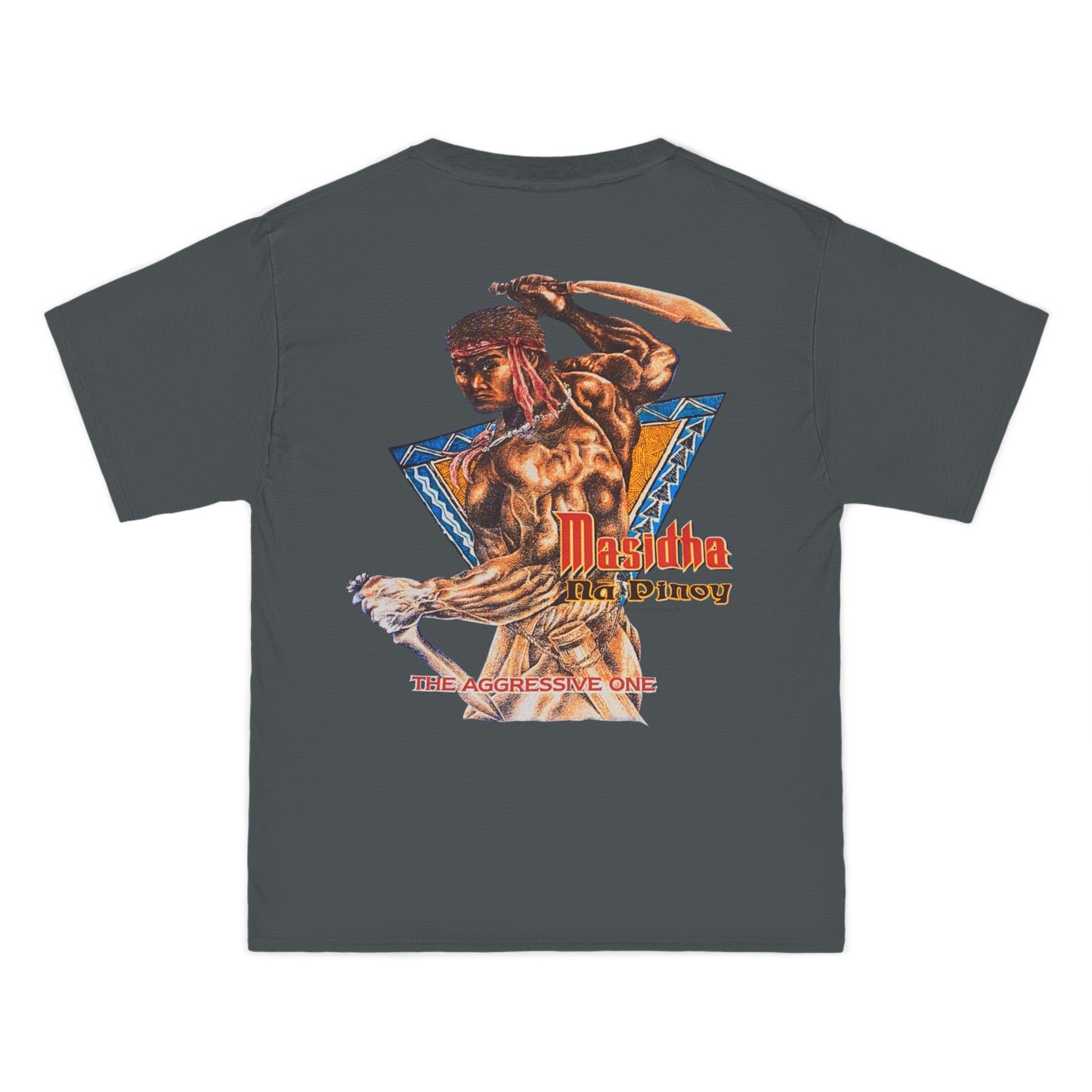 Filipino Strength Masidha na Pinoy The Aggressive One Vintage Design 90s New Print Beefy-T® Short-Sleeve T-Shirt