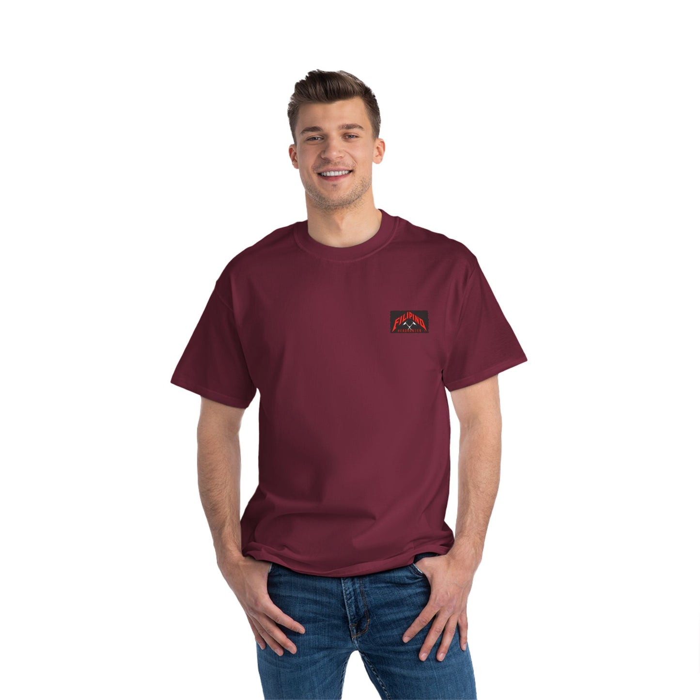 Filipino Strength Filipino Headhunter Igorot Chieftain Lalabi Beefy-T® Short-Sleeve T-Shirt