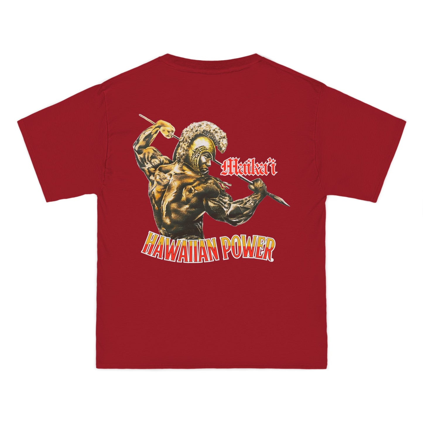Hawaiian Strength Maika'i Hawaiian Power Vintage Design 90s New Print Beefy-T® Short-Sleeve T-Shirt