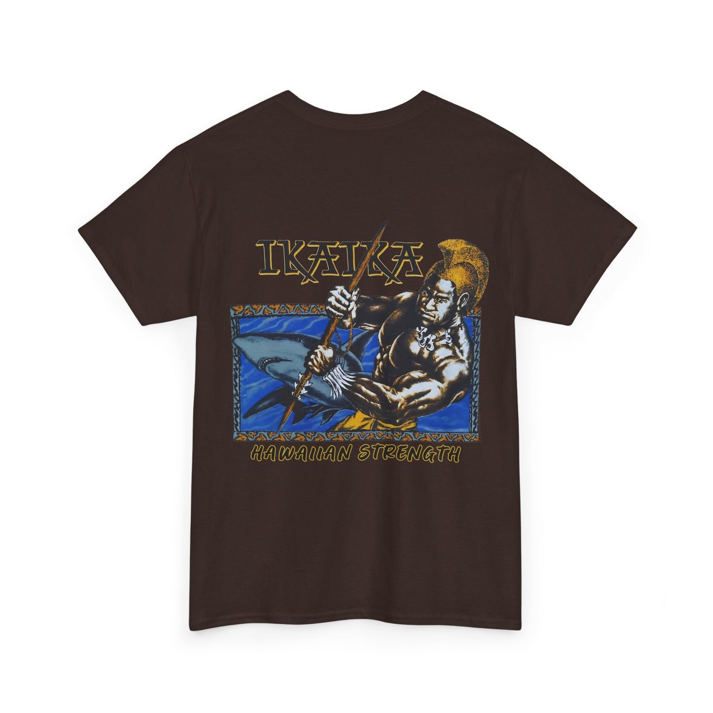 Hawaiian Strength Ikaika Hawaiian Strength Vintage Design 90s New Print Unisex Heavy Cotton Tee