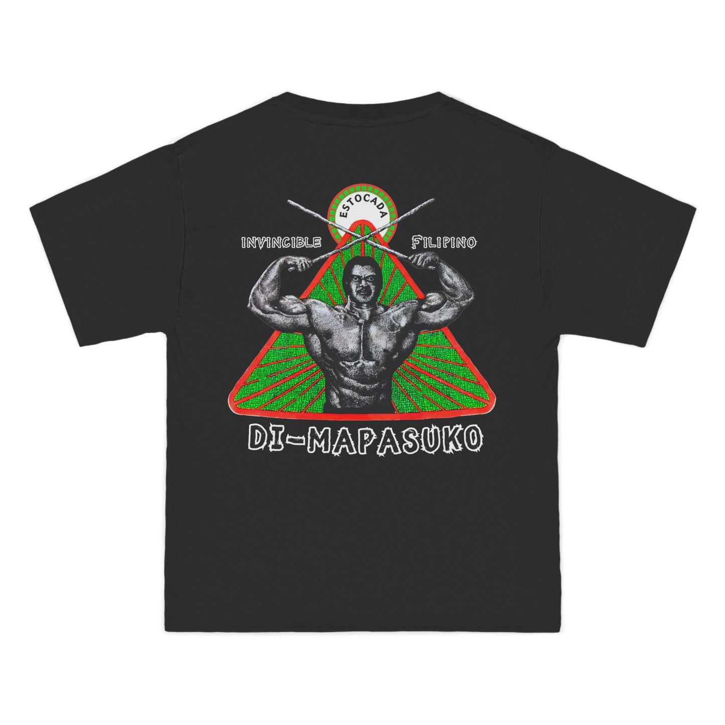 Filipino Strength Invincible Filipino Estocada Vintage Design 90s New Print Beefy-T® Short-Sleeve T-Shirt
