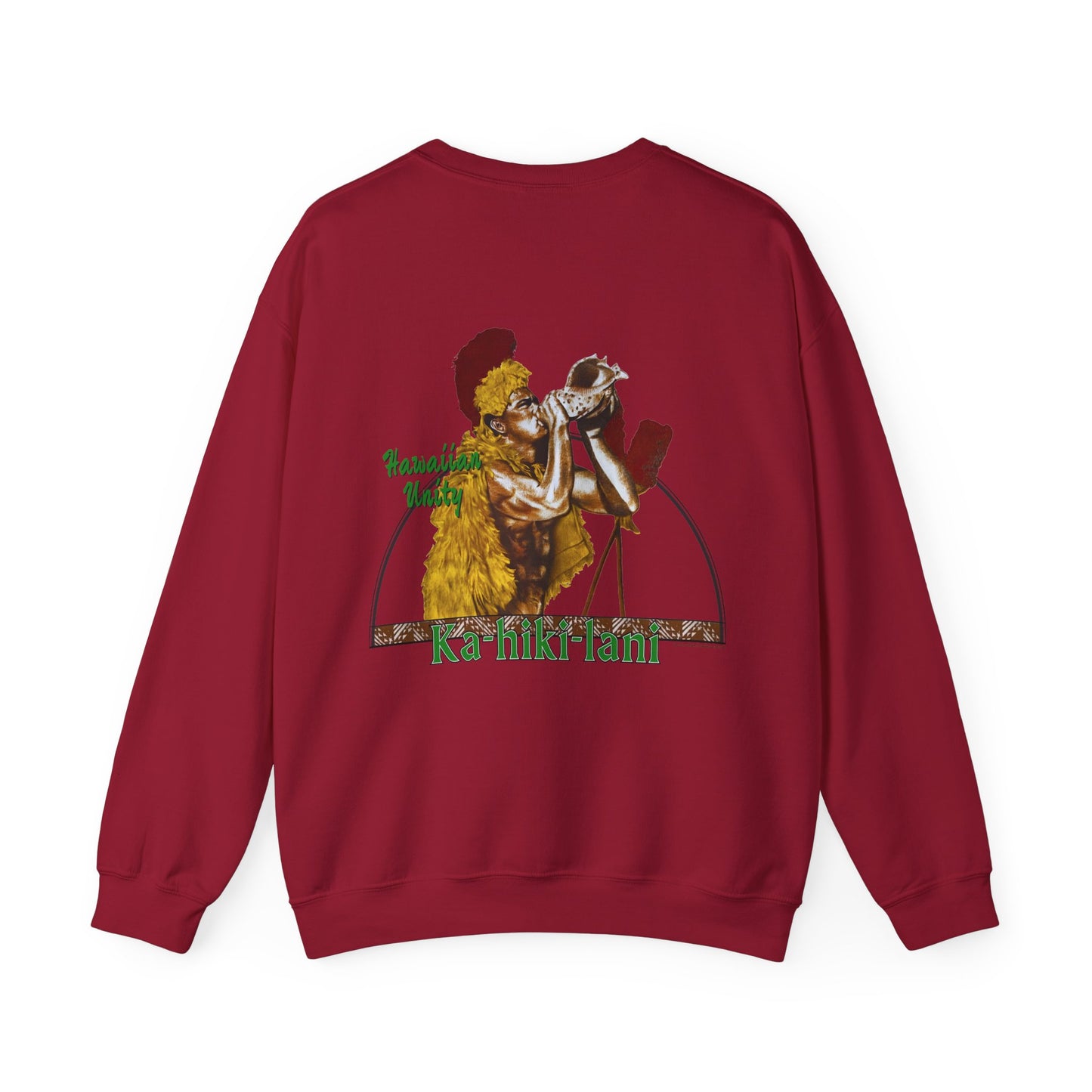 Hawaiian Strength Hawaiian Unity Ka-hiki-lani Vintage Design 90s New Print Unisex Heavy Blend™ Crewneck Sweatshirt