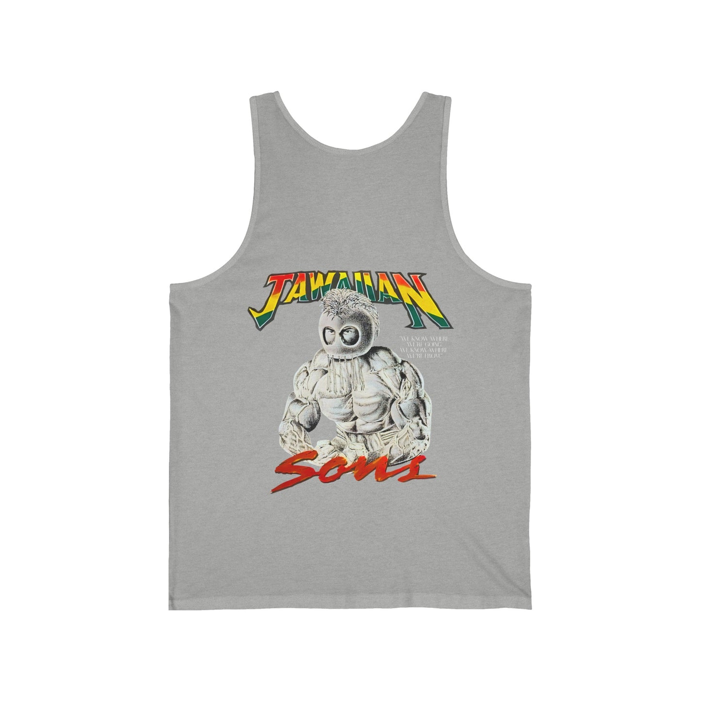 Jawaiian Strenght Jawaiian Sons Vintage Design 90s New Print Unisex Jersey Tank