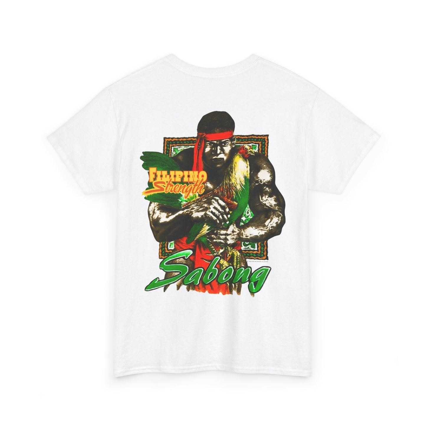 Filipino Strength Sabong t-shirt with Filipino streetwear design and Filipino shirt designs.