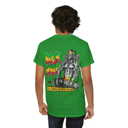 Jawaiian Strength Rock Hard The Original Reggae Style Vintage 90s Design New Print Unisex Heavy Cotton Tee