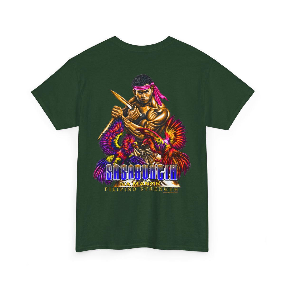 Filipino Strength Sasabungin Na Manok Unisex Heavy Cotton Tee