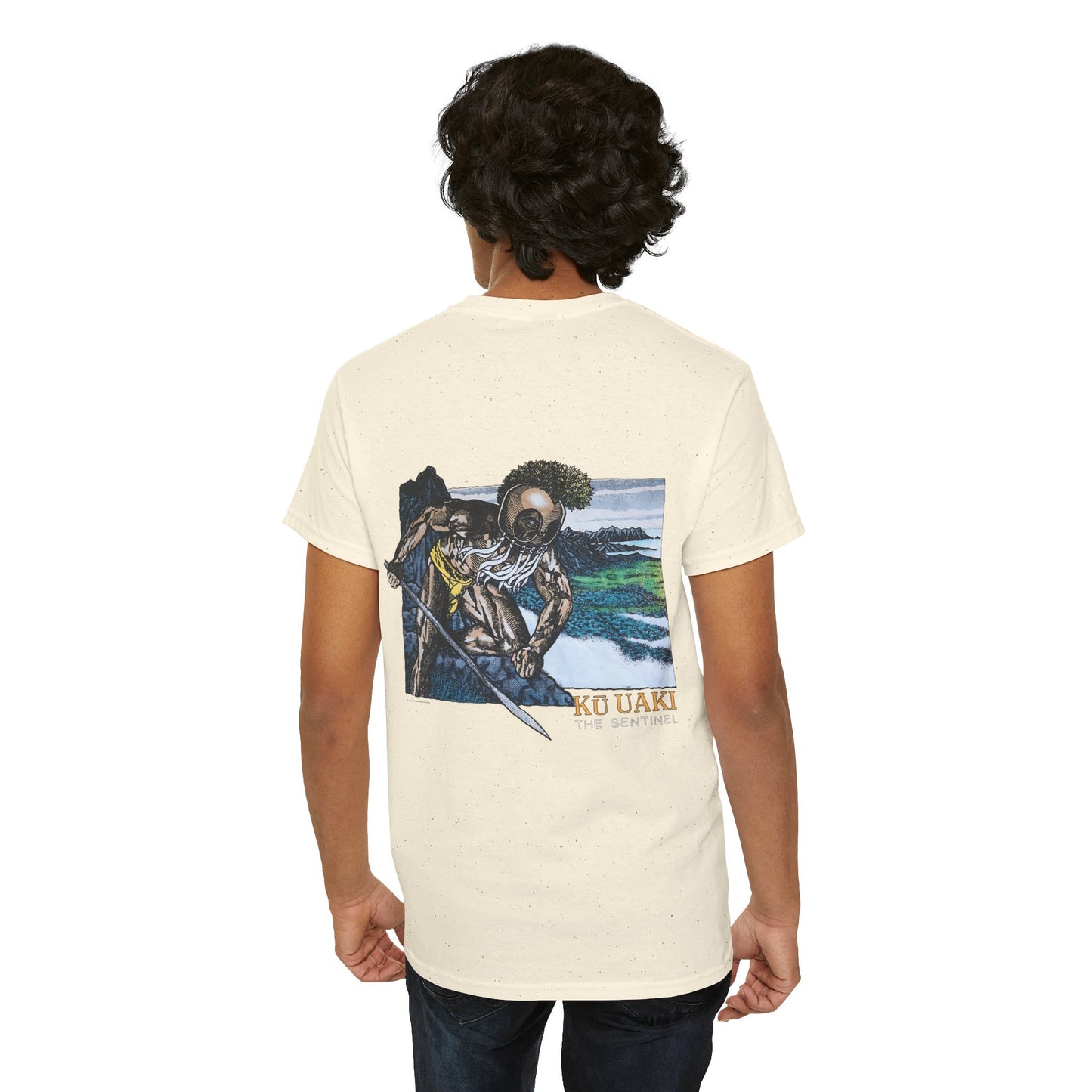 Hawaiian Strength Ku Uaki The Sentinel Unisex Heavy Cotton Tee