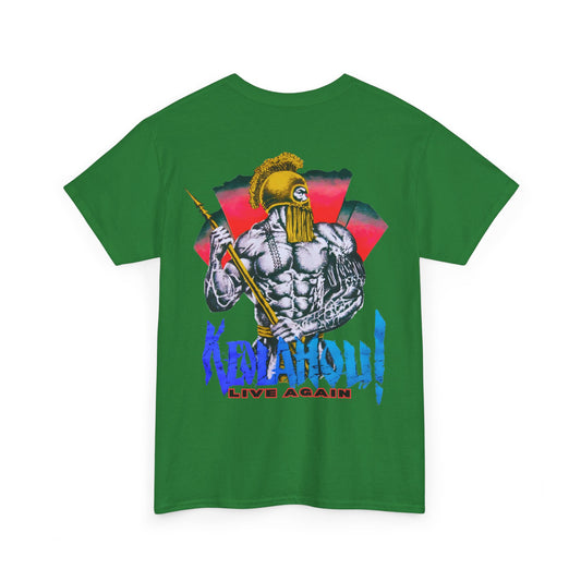 Hawaiian Strength Keolahou! Live Again Vintage Design 90s New Print T-shirt Unisex Heavy Cotton Tee