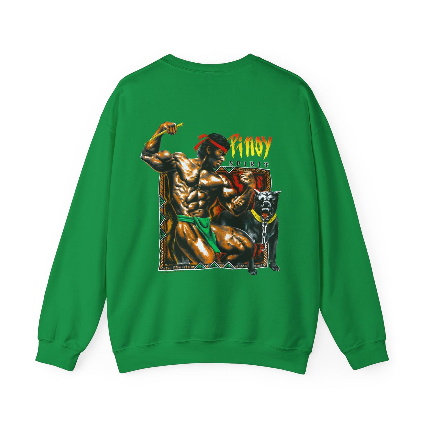 Filipino Strength Pinoy Vintage Design 90s New Print Unisex Heavy Blend™ Crewneck Sweatshirt