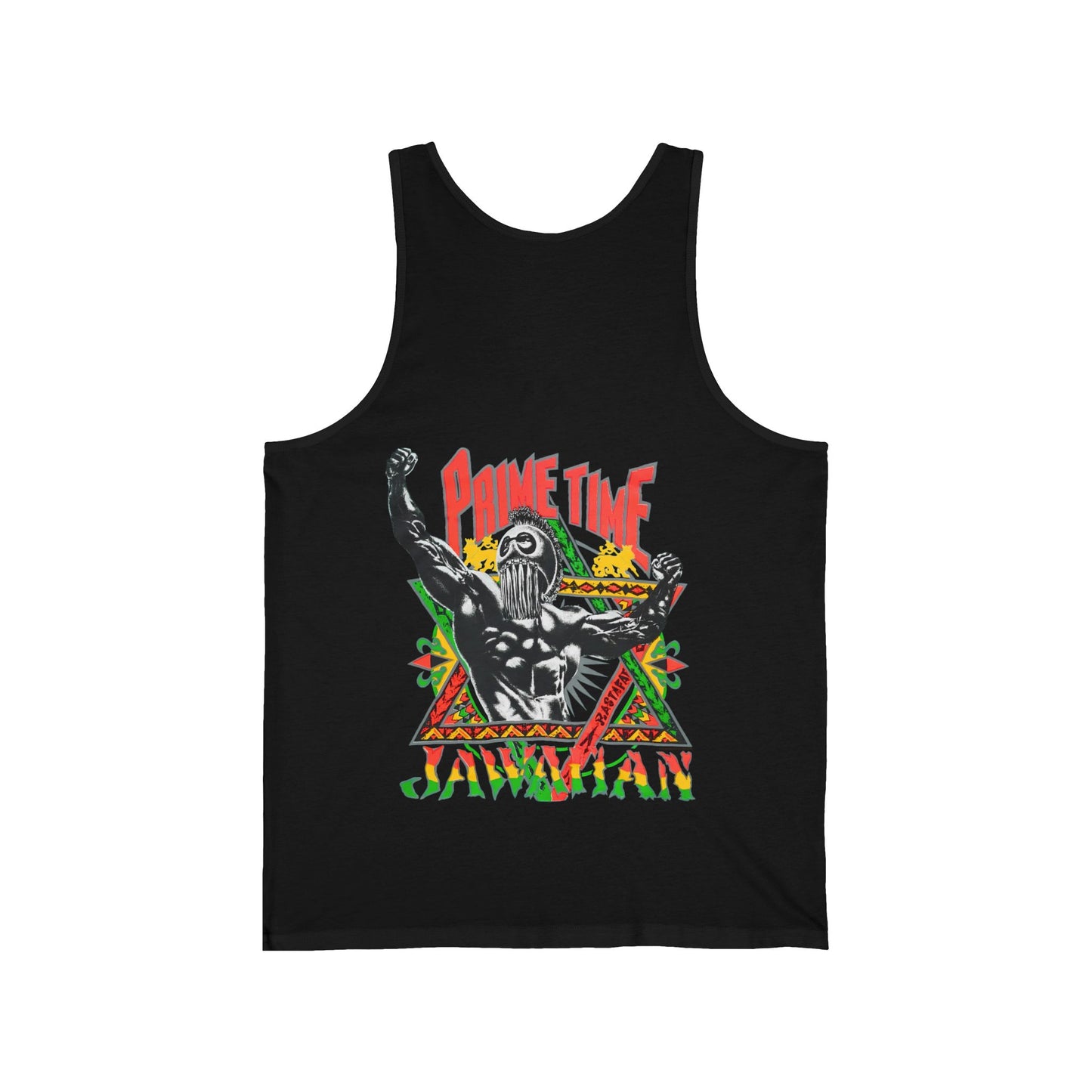Jawaiian Strength Prime Time Jawaiian Vintage Design 90s New Print Unisex Jersey Tank