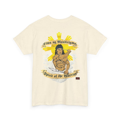 Filipino Strength Spirit of the Warrior Diwa ng Mandirigma Vintage Design 90s New Print Unisex Heavy Cotton Tee