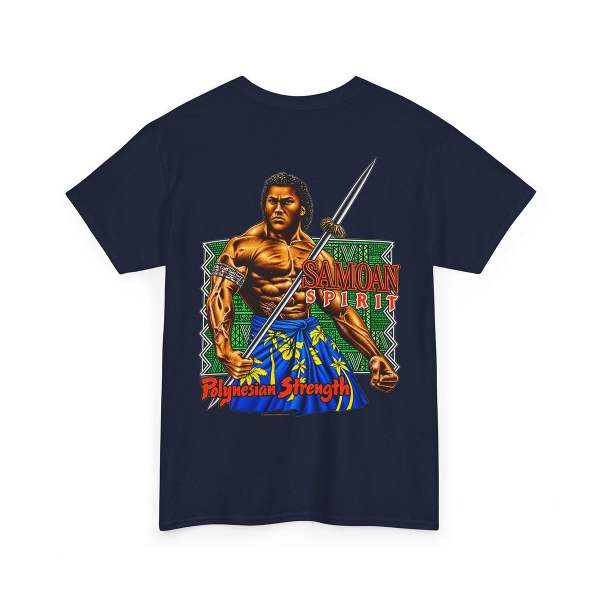 Samoan Strength Samoan Spirit Polynesian Strength Unisex Heavy Cotton Tee