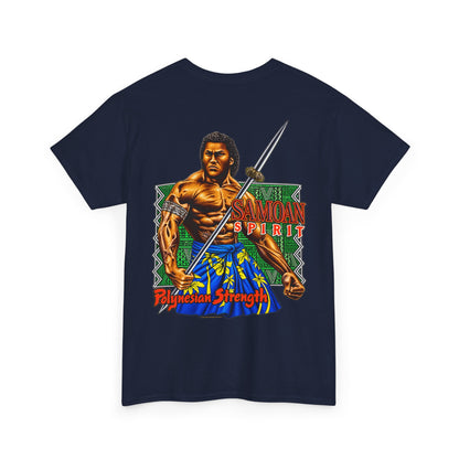 Samoan Strength Samoan Spirit Polynesian Strength Unisex Heavy Cotton Tee