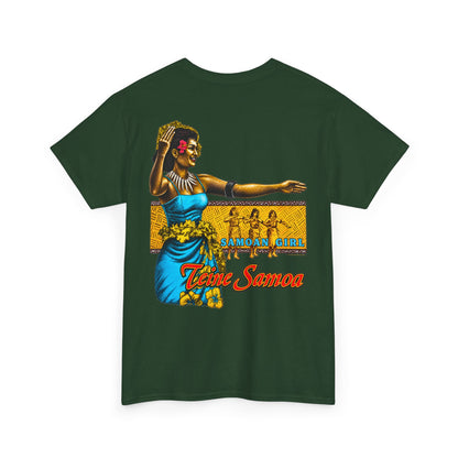 Samoan Strength Samoan Girl Teine Samoa Unisex Heavy Cotton Tee