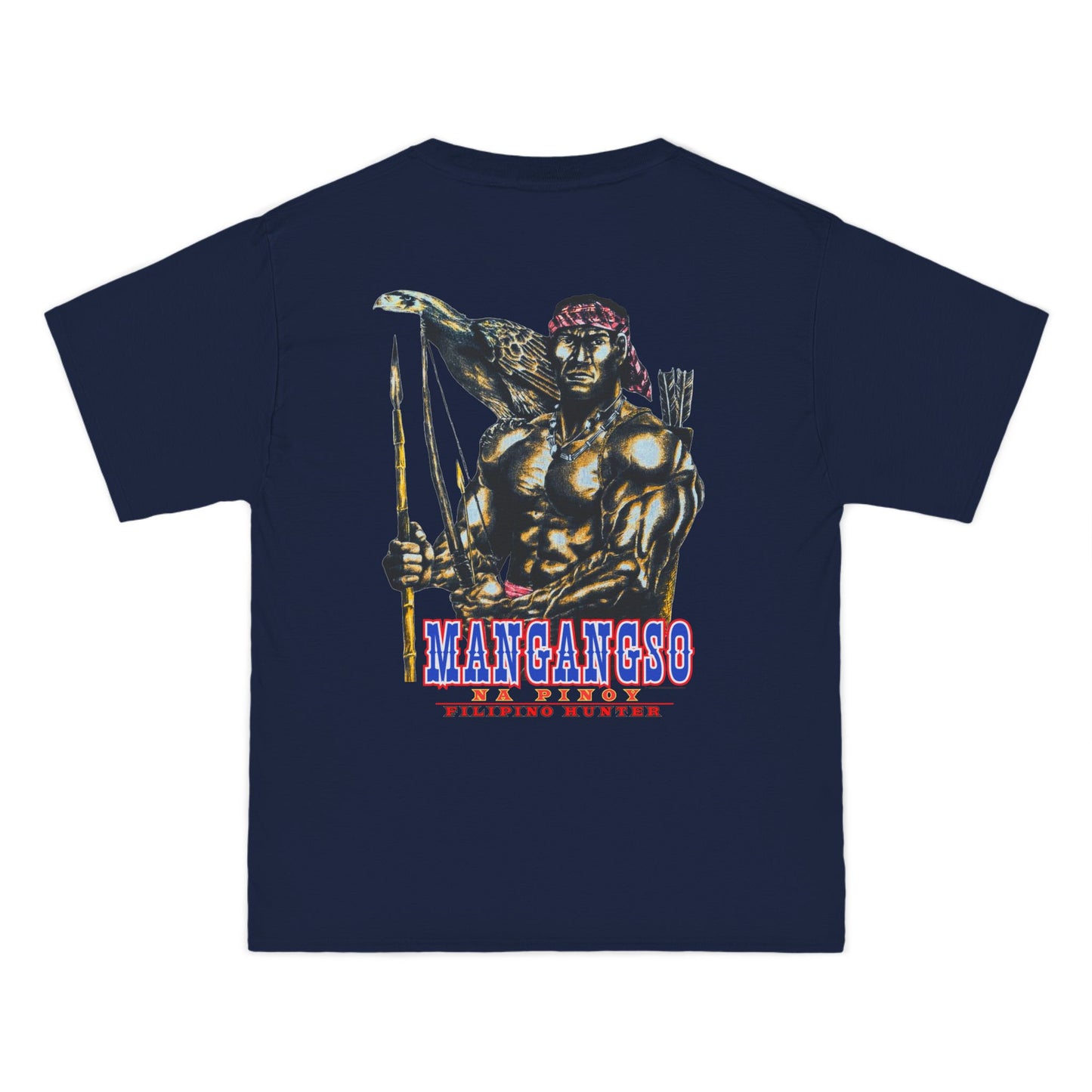 Filipino Strength Mangangso Na Pinoy Filipino Hunter Vintage Design 90s New Print Beefy-T®  Short-Sleeve T-Shirt