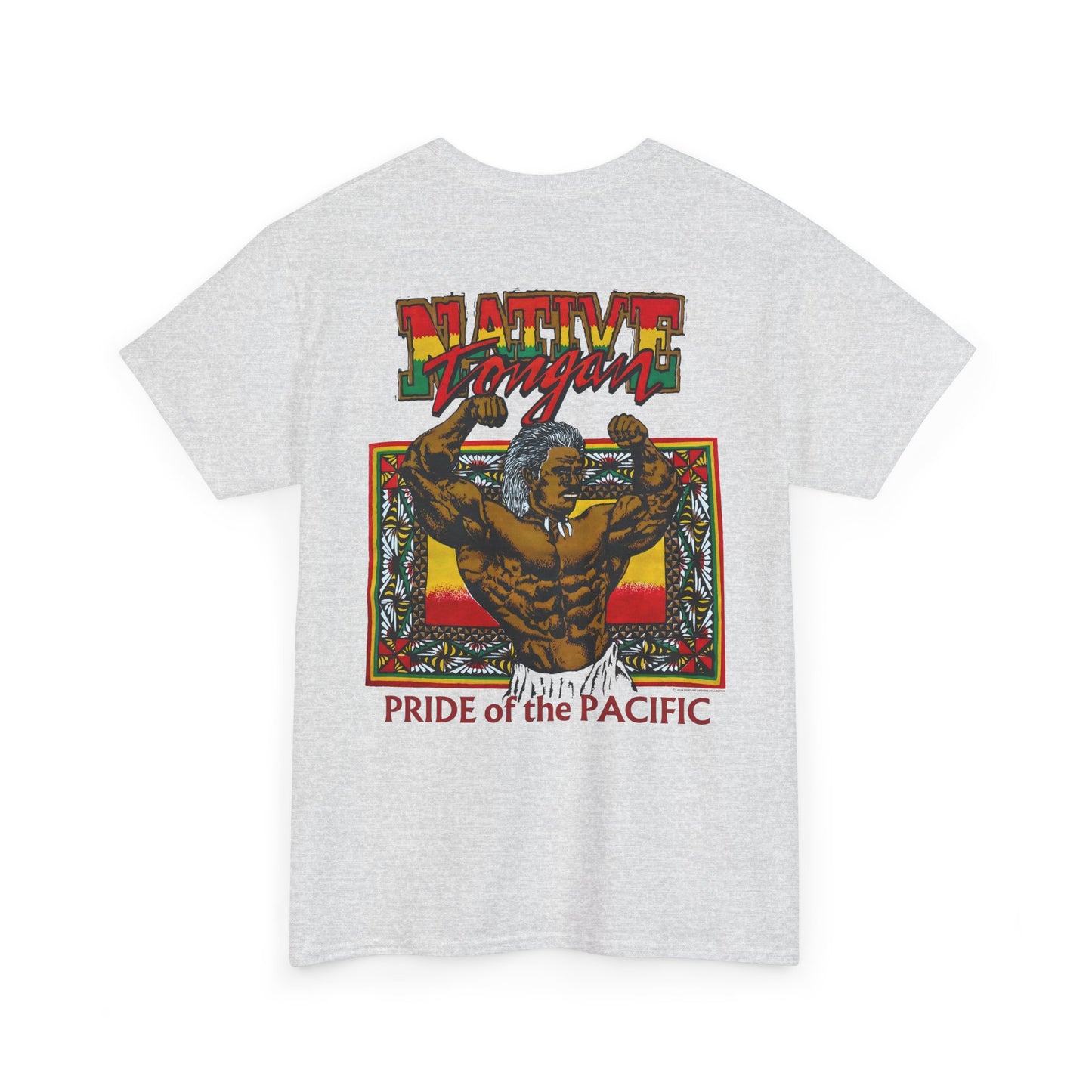 Local Strength Native Tongan Pride of the Pacific Vintage Designs 90s New Print Unisex Heavy Cotton Tee