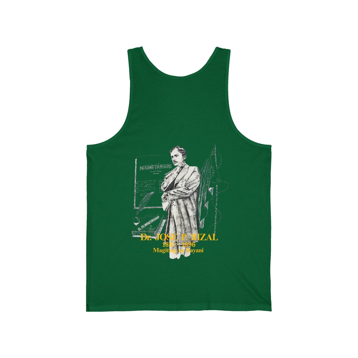Filipino Strength Dr Jose Rizal Magiting na Bayani Vintage Design 90s New Print Unisex Jersey Tank