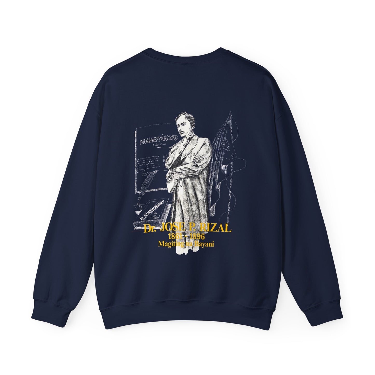 Filipino Strength Dr Jose Rizal Magiting na Bayani Vintage Design 90s New Print Unisex Heavy Blend™ Crewneck Sweatshirt